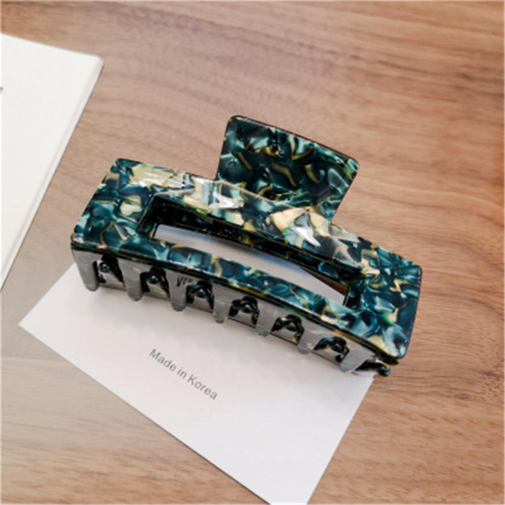 Acetaat vel koreaanse net rode retro haaraccessoires meisje grijpende clip grote eenvoudige temperament haarklem: 1