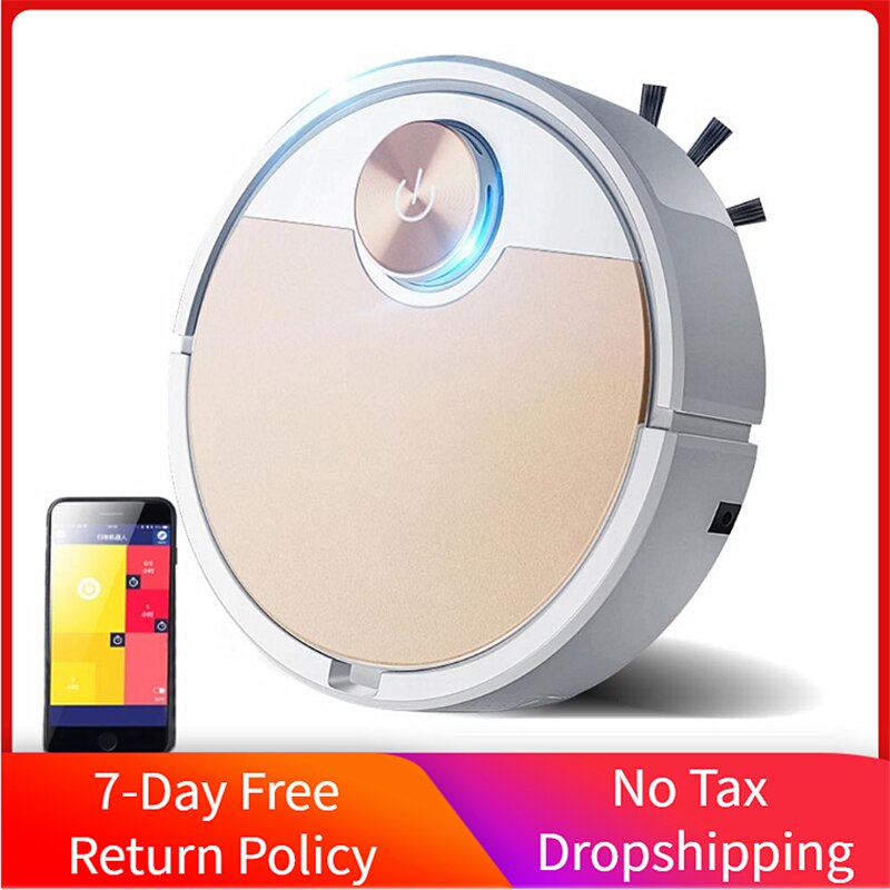 ES06 Vacuum Cleaner Robot Smart Wireless Sweeping vacuum cleaner for Home Phone APP Remote Control Auto Cleaning Machine