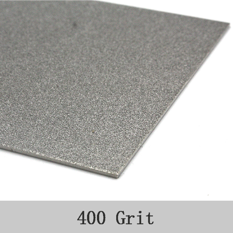 Knife Sharpener 80 Grit Thin Diamond Knife Sharpening Whetstones Polishing Plate Grinding Disc Abrasive Stones: transparent