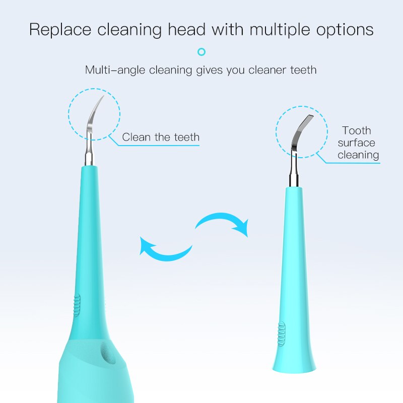 Détartreur dentaire à ultrasons seconde génération Portable électrique taches de dents tartre nettoyant blanchir les dents enlever les irrigateurs oraux