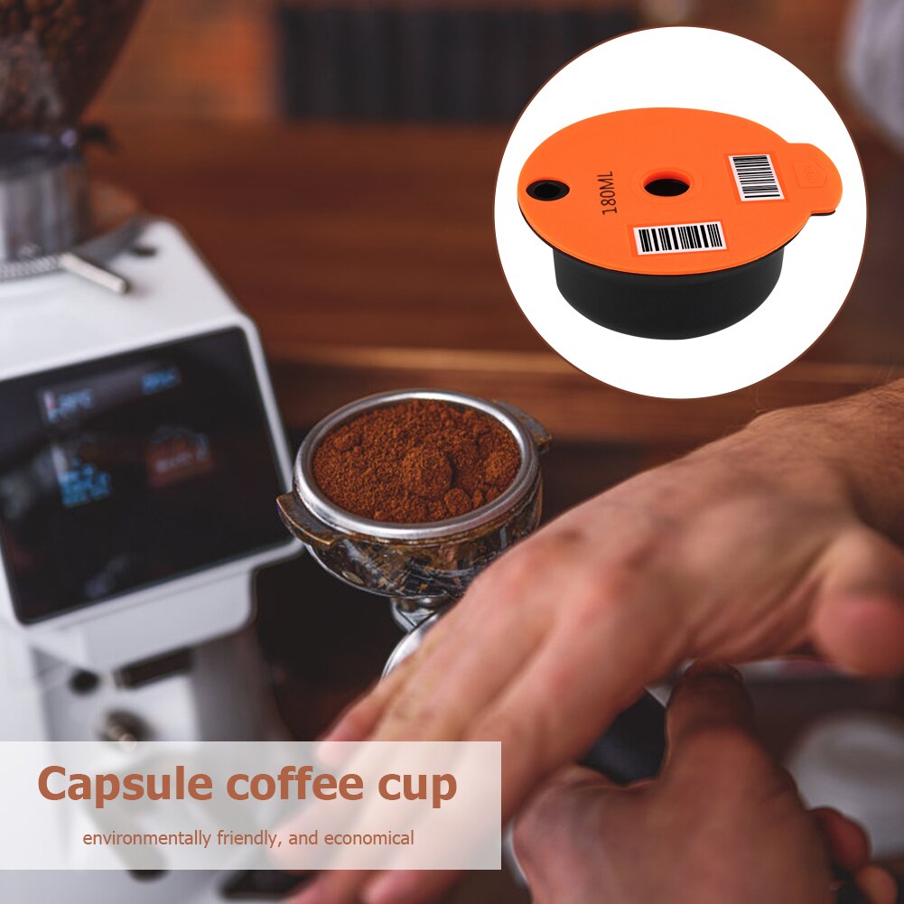 Taza Cápsula de café para Bosch-s Tassimo, cesta de filtro de plástico reutilizable, máquina de café, aparatos de cocina para el hogar, 60/180ML
