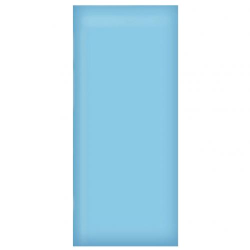 1PC 20cm x 50cm Baby Wall Mat Solid Color Baby Anti-collision Wall Mat Foam Waterproof Self-adhesive Cushion Impact protection: Sky Blue