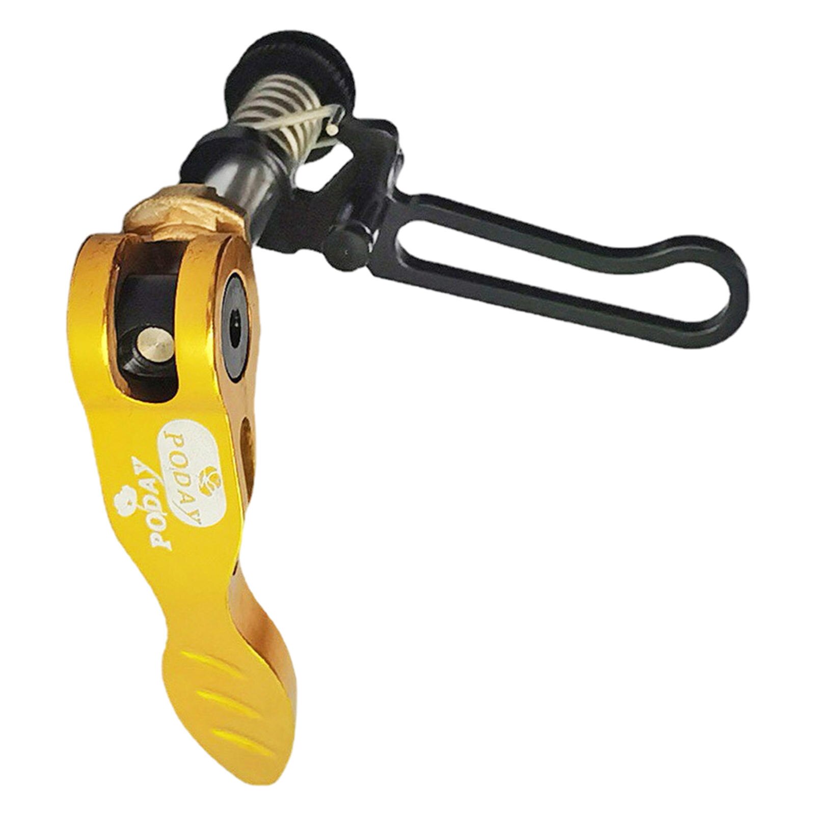 Bike Seatpost Clamp Quick Release for Folding Bike Parts Cycle Accessory: Gold