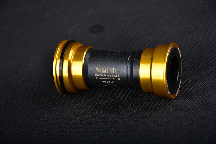 BB-C68 Ordinary Bottom Bracket Road Bicycle Bearing Axis Bottom Bracket Mountain Bike Bottom Bracket Bike Parts: Press Gold