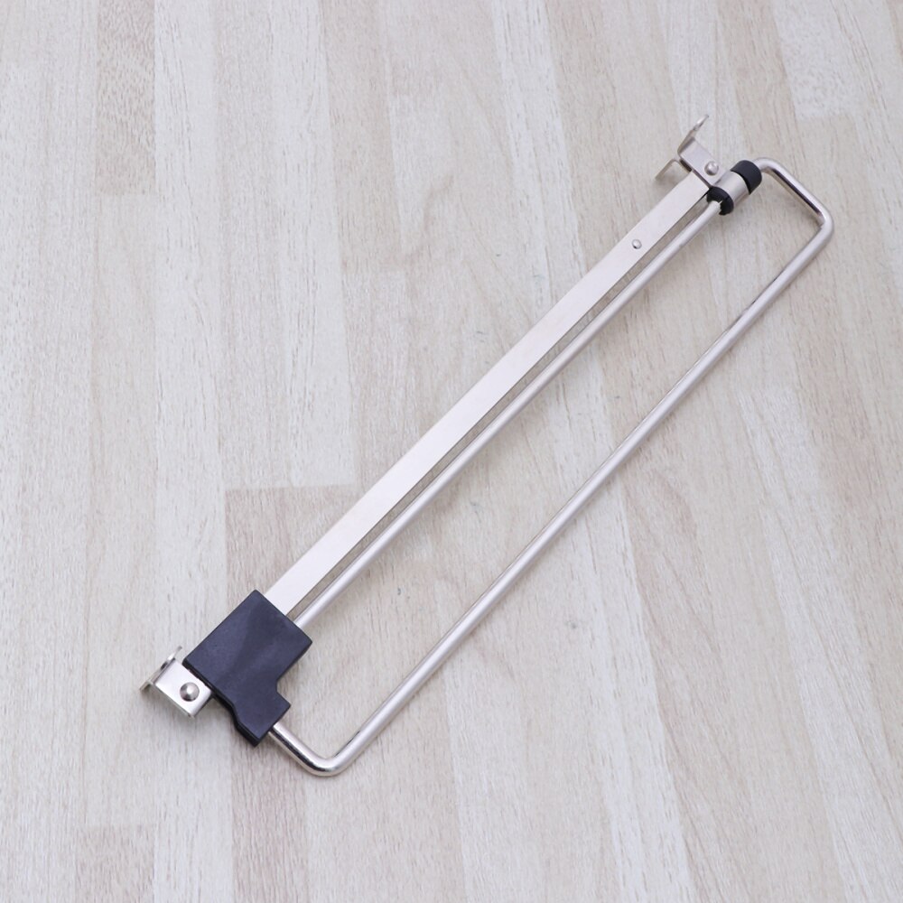 Carril de armario retráctil de acero inoxidable percha de ropa percheros de toalla Barra del armario (tipo simplificado, Plata)
