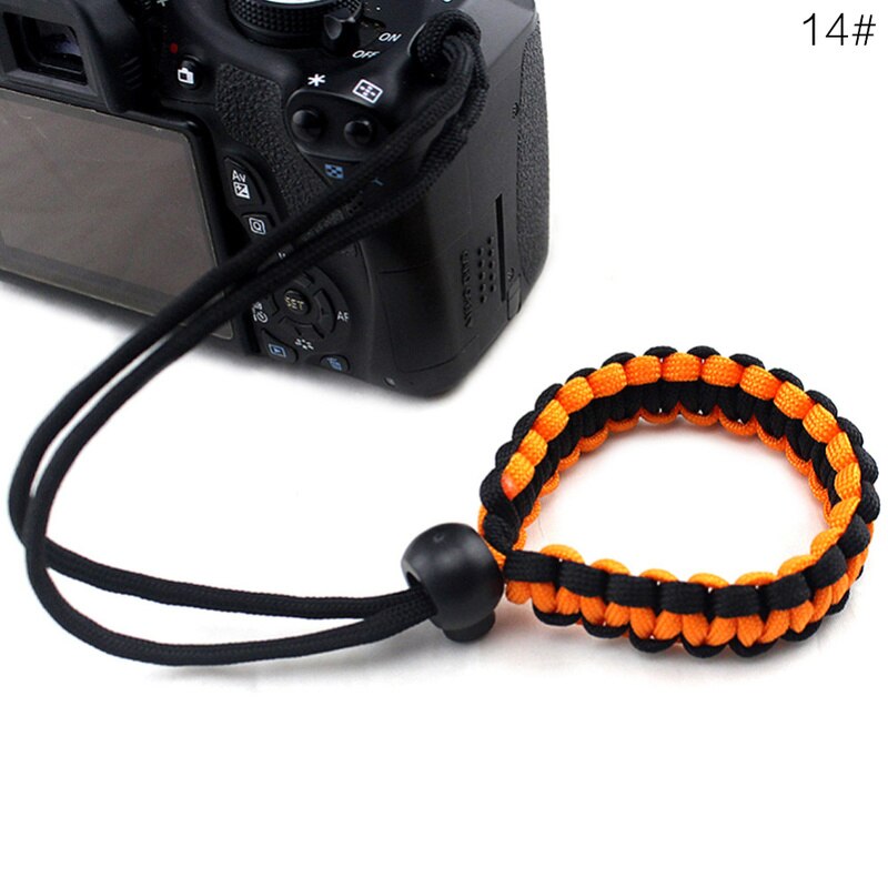 1 Pc 19 Style Digital Camera Wrist Hand Strap Hand-made Parachute Rope Camera Wristband for Nikon Canon Sony Pentax