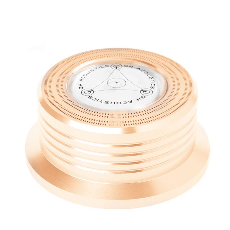 Universal 50/60hz lp vinylplade skive pladespiller stabilisator klemme aluminium vægt klemme med test hastighed boble