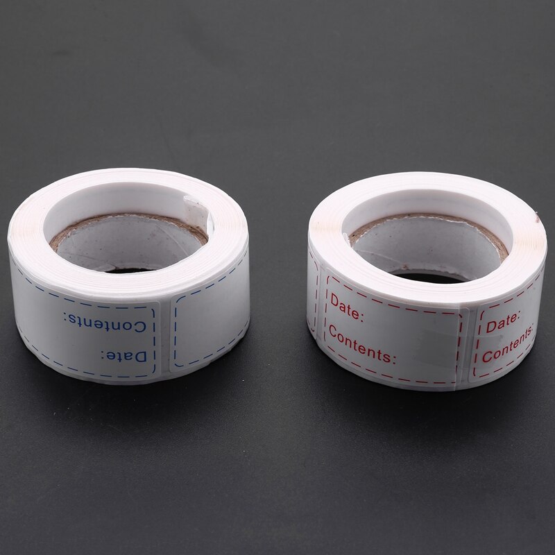 300Pcs Removable Freezer Labels 1 X 3 Inch Food Storage Stickers, Refrigerator Freezer Paper Label Easy Clean