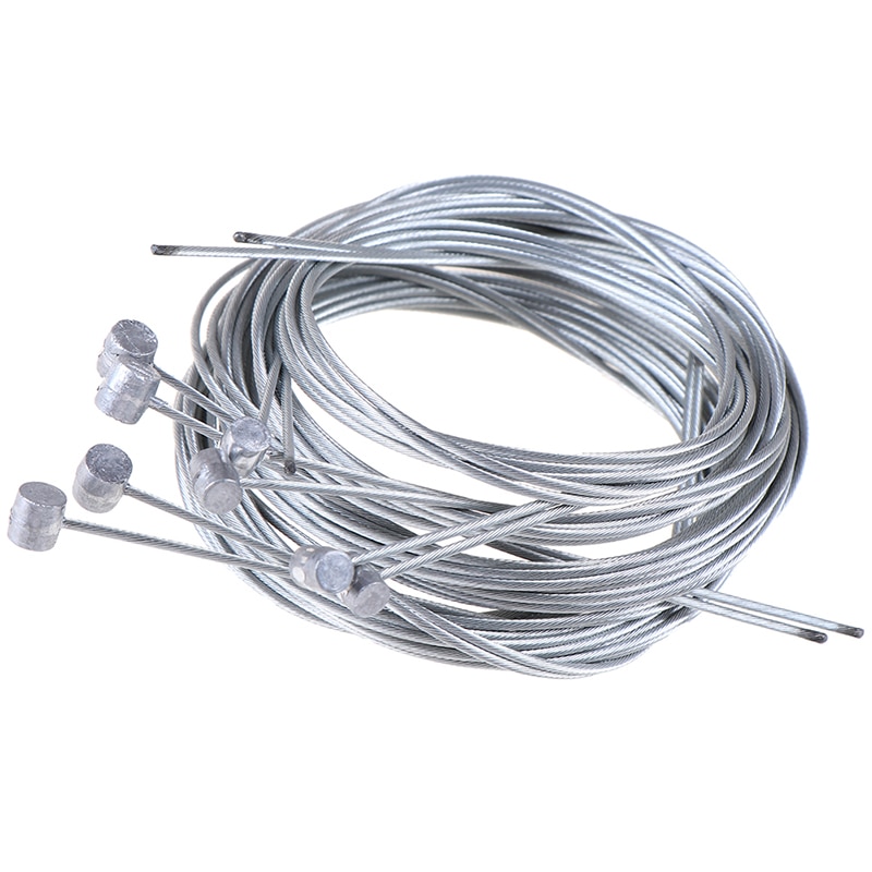 2Pcs Bicycle Gear Cable Universal MTB Road Bike Bicycle Inner Brake Cable Core Wire Brake Line Cables Accessories