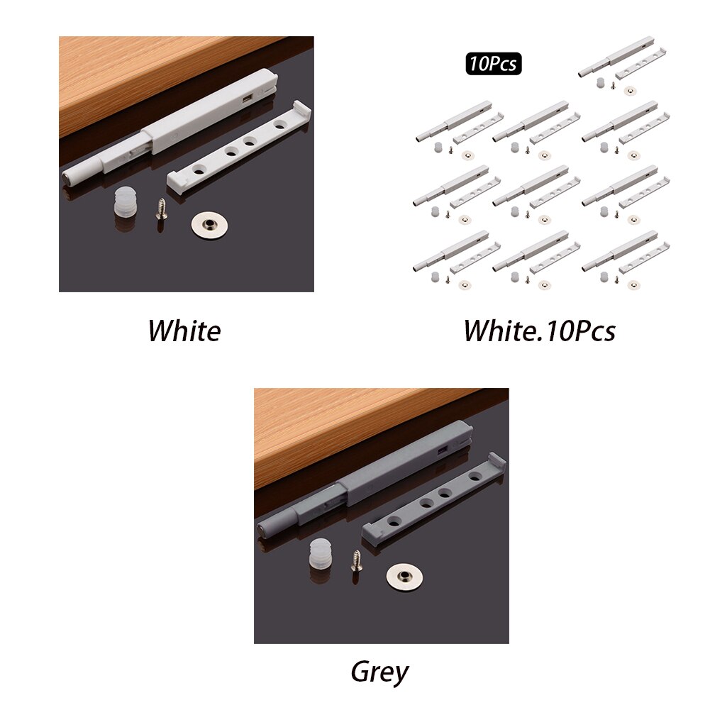 Damper Buffer Cupboard Cabinet Catch Push Open Door Protect Home Drawer Hardware Easy Install Noise Reduce Magnetic Tip Kitchen