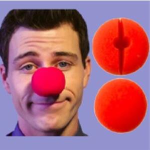 2 "(5Cm) rode Spons Clown Neus/Spons Bal Goocheltrucs Stage Street Bar Accessoires Gimmick Props Comedy Magica
