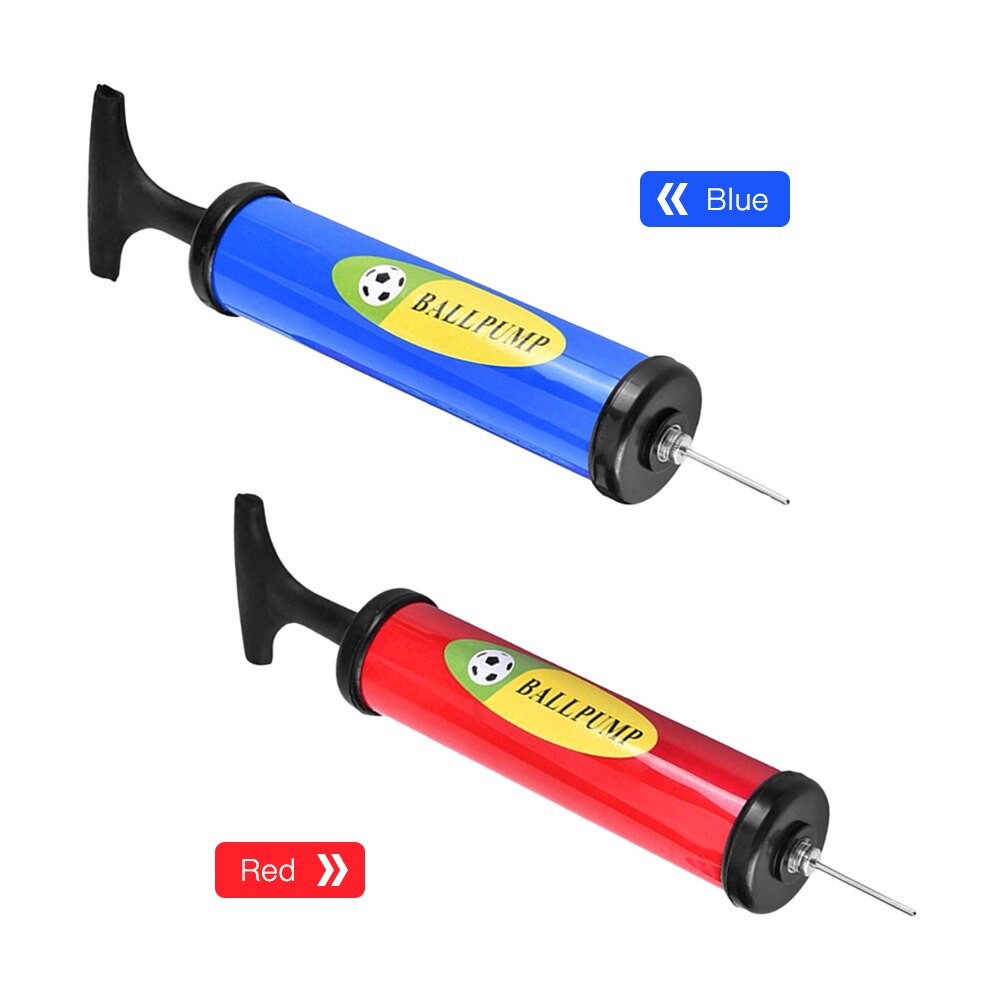 Plastic Football Soccer Air Pump Inflatable Ball Hand Air Pump Mini PVC Balloon Pump Double-purpose Ball Maintenance Kit