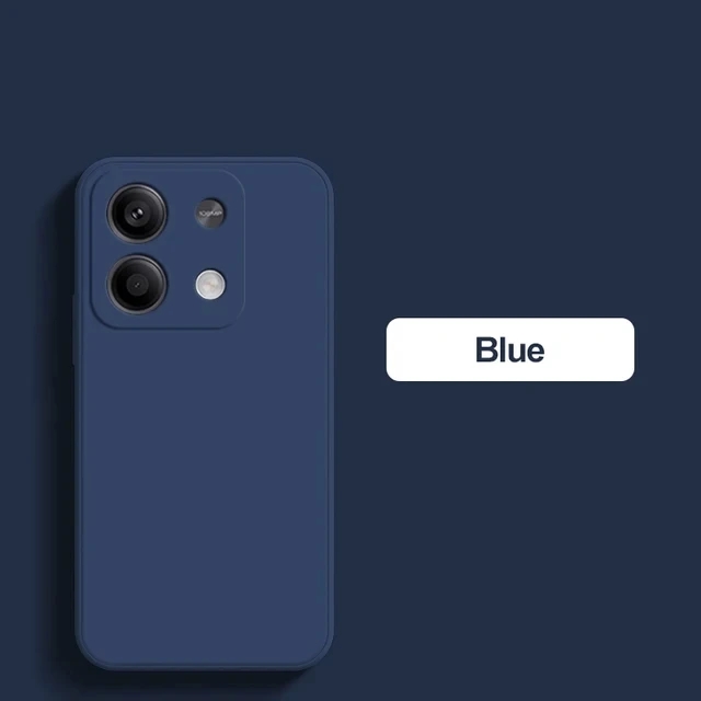 Custodia redmi note 13 pro 4g in silicone liquido morbido tpu quadrato per xiaomi redmi note 13, note 13 pro plus, note 13 pro 4g.