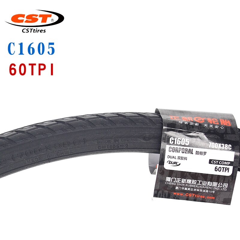 CST mountain bike tires C1605 Bicycle parts 26 inch 26*1.5 Road bicycle 700C 700*35C 38C wear resistant Stab proof bicycle tire