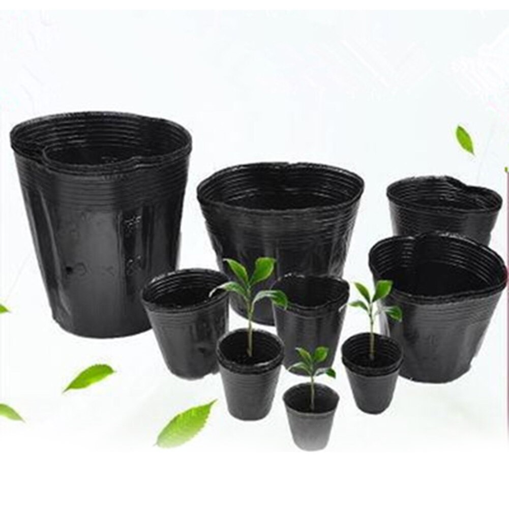 50/100pcs Plastic Seedlings Starter Pot Plants Nursery Pots for Germination Seedling plastic thickened 50/100pcs durable