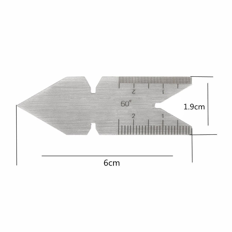 Metric Screw ISO 60 degree Inch Thread Pitch Gauge... – Grandado