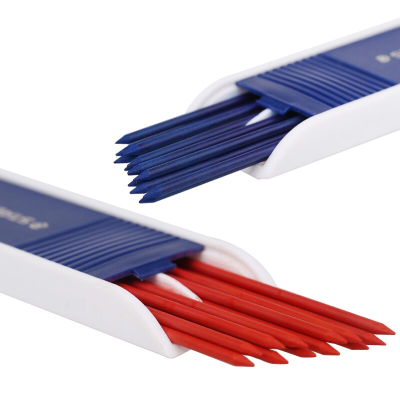 12 stk/æske tysk staedtler 200 teknik tegning automatisk blyant ledning 2mm ledning 4b-2h rød og blå