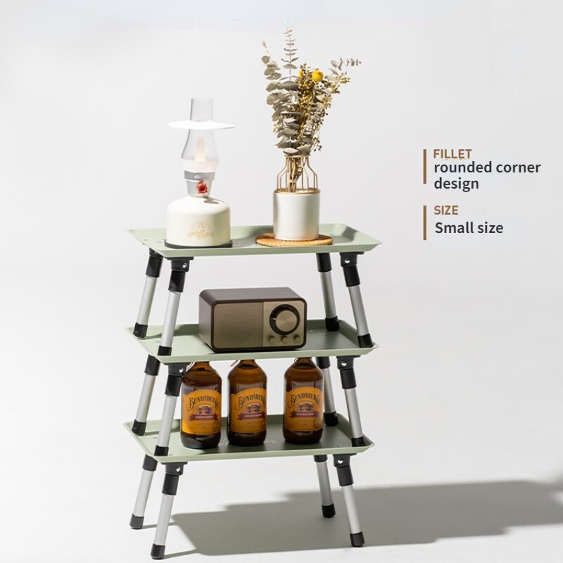 Mobi Garden Tourist Table Camping Portable Folding Table Outdoor Lightweight Barbecue Picnic Table Mini Setting Table Tea Table