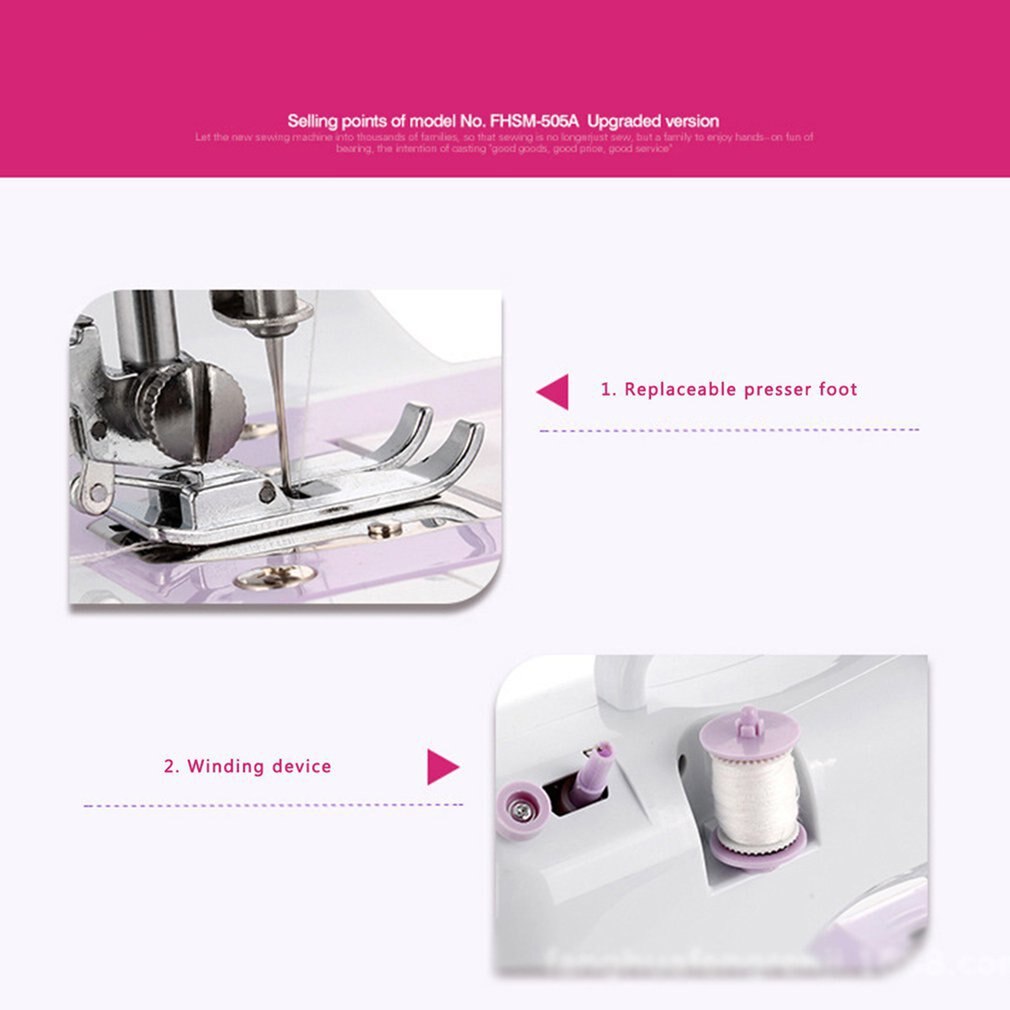 Household Durable Multifunctional Mini Electric Sewing Machine Household Mini Overlock Sewing Machine