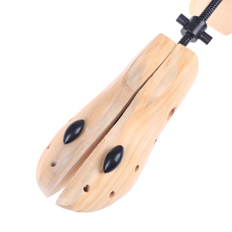 1 stuk 2-- weg verstelbare maat sm unisex dames heren houten schoenspanner schoen expander