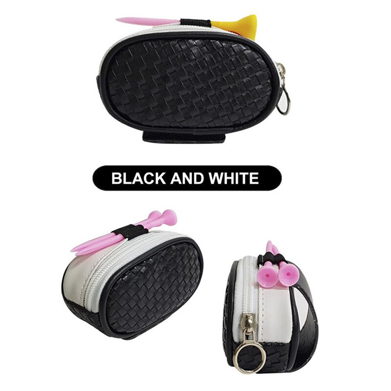 Golf Ball Pouch Ball Bag Organizer Case Zipper Golf Accessories For Men Women Pro Storage Accessories Container
