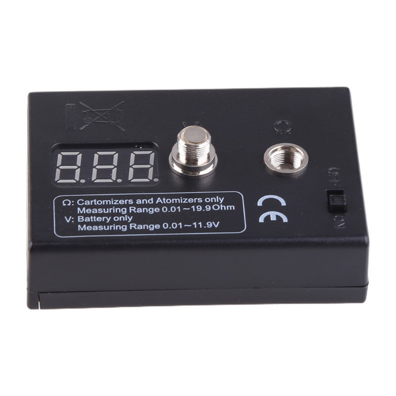 Digital LED Ohm Meter Resistance Reader Voltage Tester
