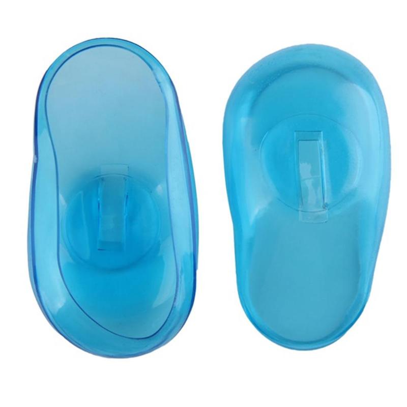2pcs Clear Ear Covers Shield Universal Barber Earmuffs Protectors Silicone Salon Ear Covering Hair Dying Shield Styling Tools