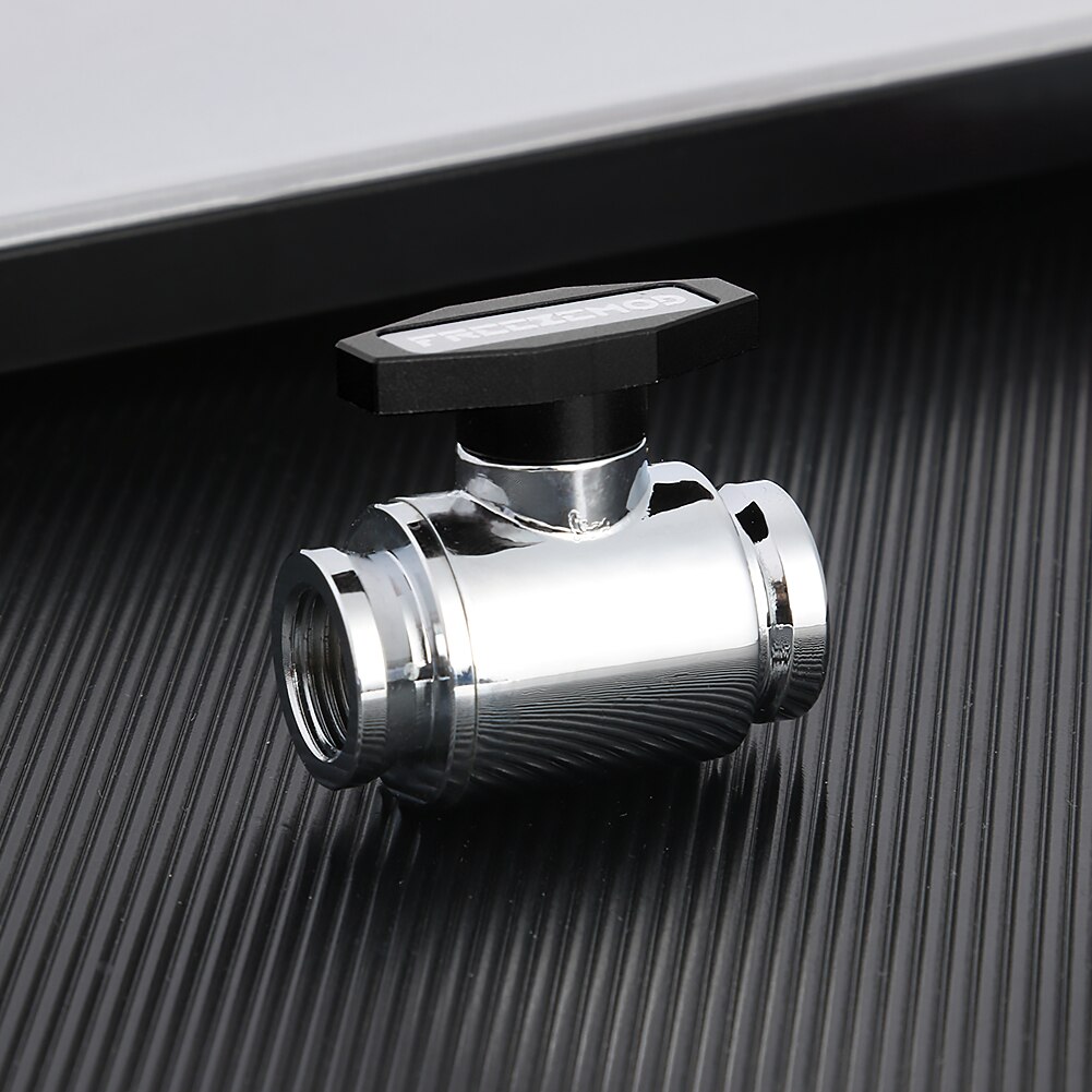 FM-YGNSS Computer PC Water Cooler Fitting Drain Valve G1/4 Vent Valve Double Inner Thread Water Ball Valve Waterway Control