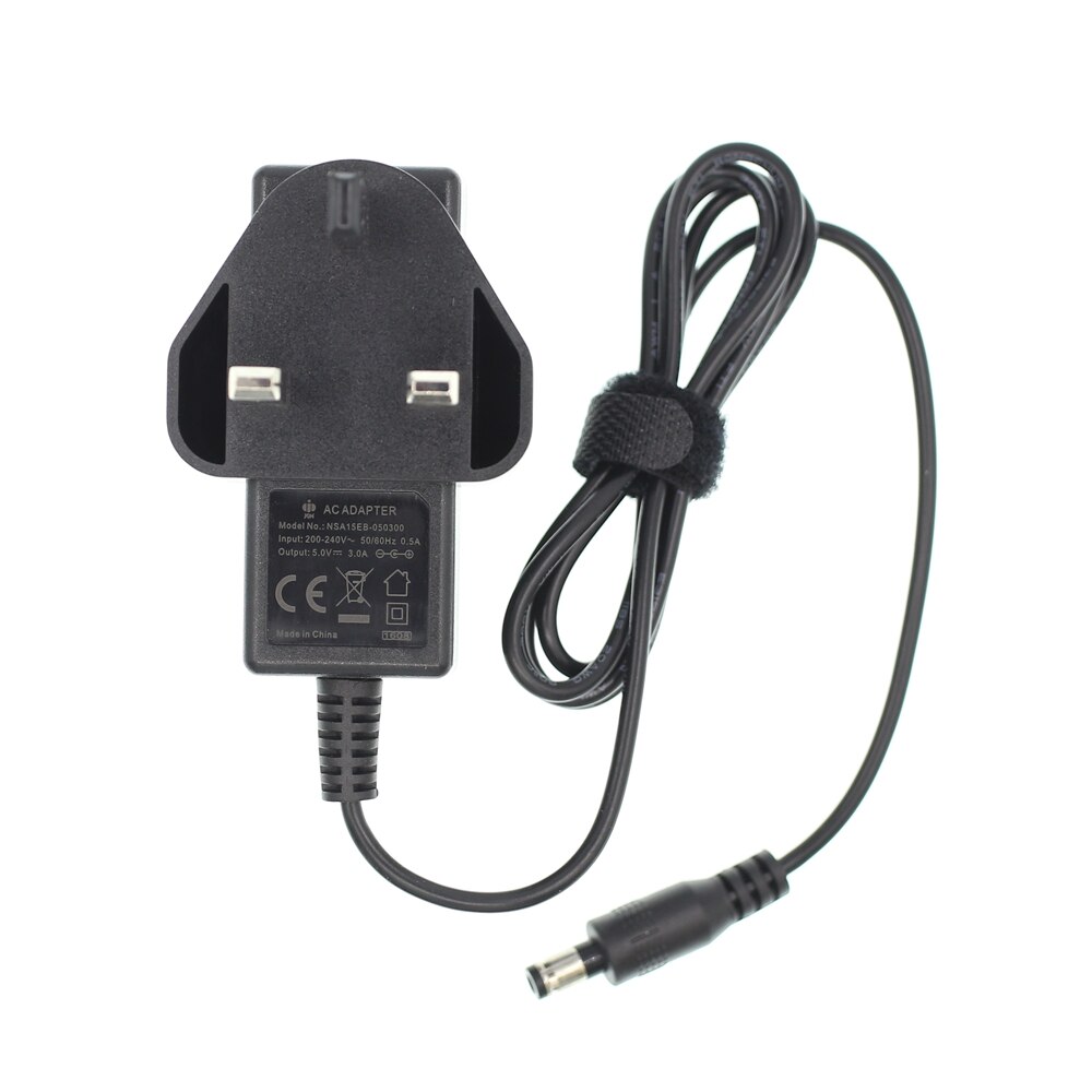 1pcs 5V 3A DC5.5*2.5mm Universal Ac/dc Power Adapter 15W Uk Plug Wall Charger: Default Title