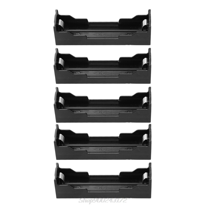 5 Stks/set Diy Abs Opbergdoos 2-Pin Houder Case Voor 1x Li-Ion 18650 3.7V Batterij