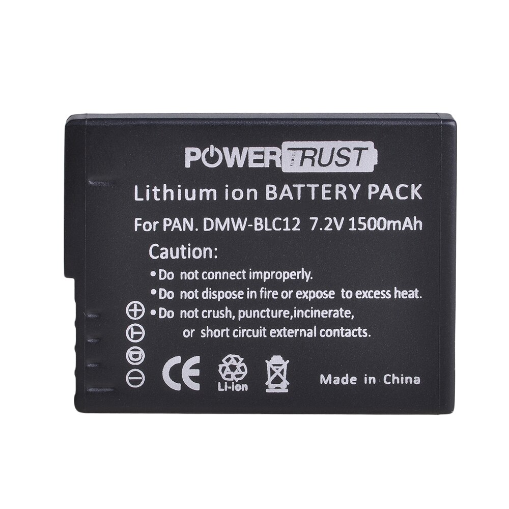 DMW-BLC12 DMW-BLC12E DMW-BLC12PP Battery and LED Charger for Panasonic Lumix DMC-G85 DMC-FZ200 DMC-FZ1000 DMC-G5 DMC-G6 G7 GH2