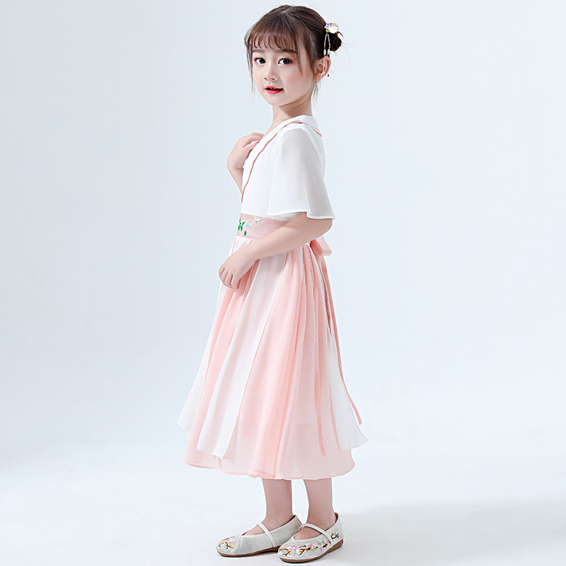 Kids Hanfu Costume - Chinese Folk Dance - Tang Suit - Spandex - Sizes 90-150cm
