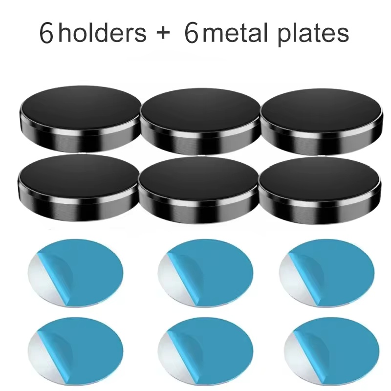 Magnetyczny uchwyt samochodowy na telefon Uniwersalny uchwyt magnetyczny na deskę rozdzielczą samochodu do iPhone'a Xiaomi Huawei Uchwyt samochodowy na telefon: FIOLETOWY