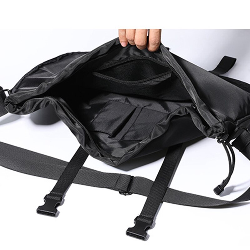 Schoudertas voor mannen en vrouwen, windsport-fitnesstas, nylon canvas reistas