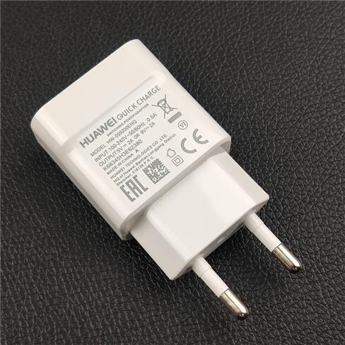 Oryginalna szybka ładowarka Huawei QC2.0 9V 2A ue wtyczka kabel Usb 3.1 typu C szybka ładowarka do P20 lite P9 P10 Nova 3 smartphone: Only EU charger