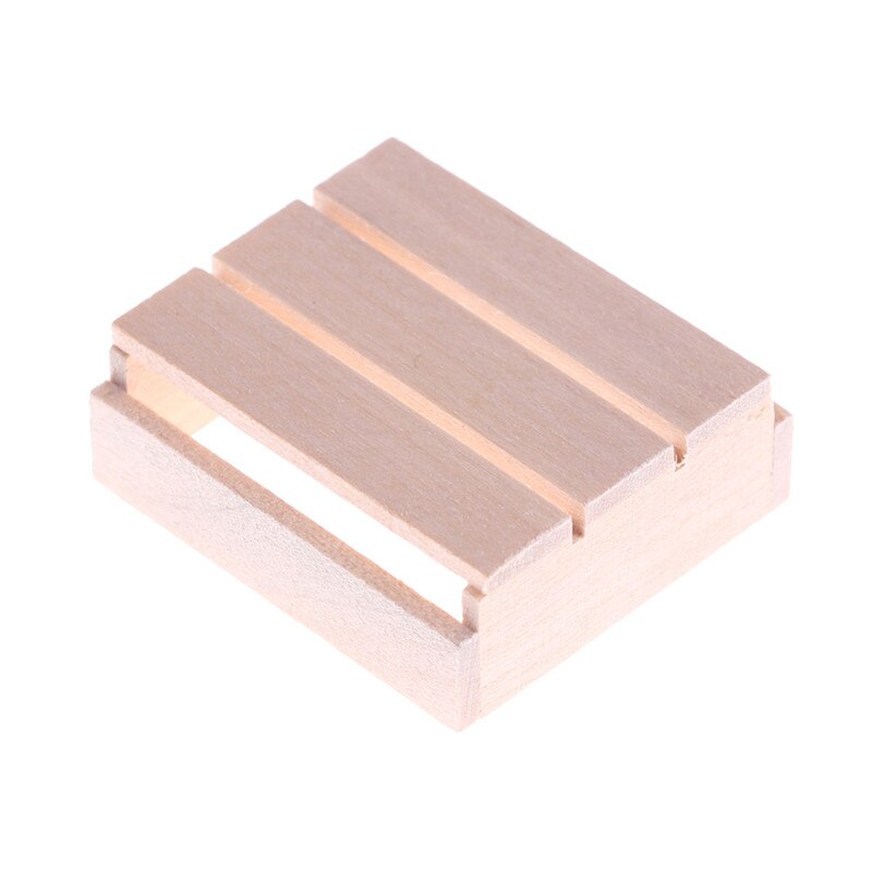 Kuchnia drewniane pudełko miniaturowe akcesoria kuchenne rama drewniana DIY drewniany domek dla lalek miniatury 1:12 akcesoria domek dla lalek