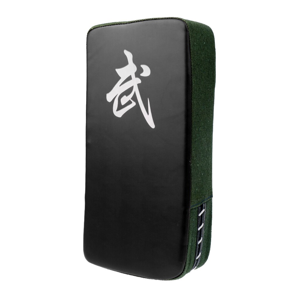 2x MMA Thai Muay Pad Boxing Kick Strike Arm Focus Punch Kicking Shield Black