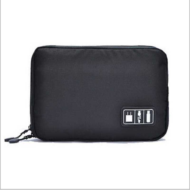1pc rejseelektronik kabel organizer taske bærbar opbevaringstaske til mobiltelefon harddisk ledninger usb kabler oplader organizer