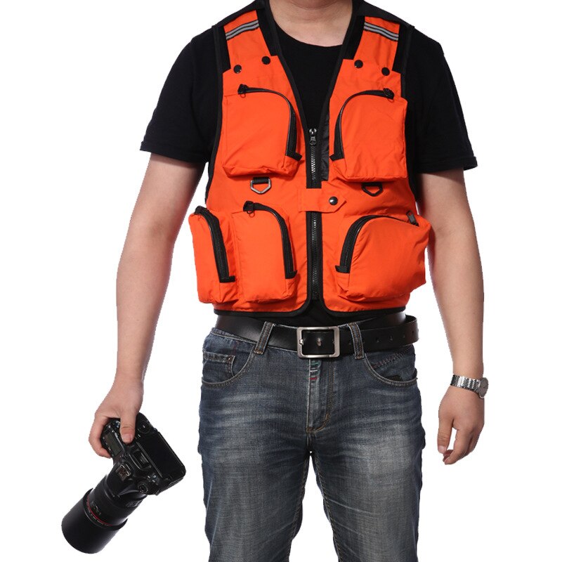 Fly Fishing Vest Mesh Jacket Men Sleeveless Photography Waistcoat Outdoor Premium Gear Packs and Life Vests for Fly Fishing Male