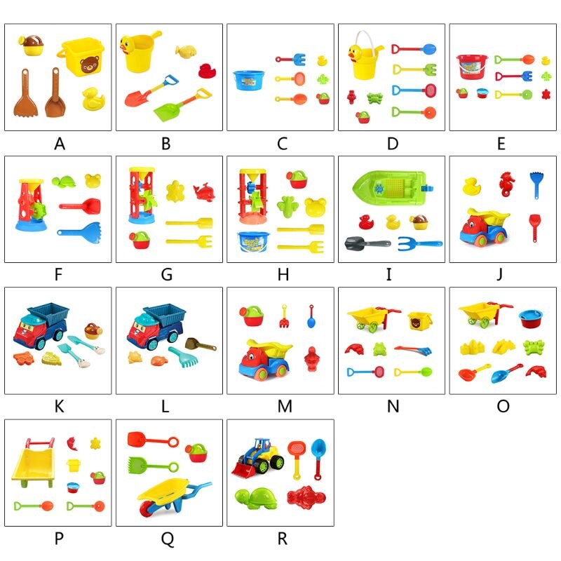 Giocattoli da spiaggia per I Bambini 4-9pcs Del Bambino Spiaggia Gioco Giocattolo Per Bambini Sandbox Set Kit Giocattoli di Estate per la Spiaggia gioco di Sabbia Sabbia Acqua Gioco Carrello