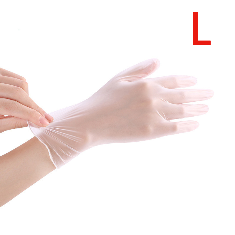 50 stuks wegwerphandschoenen universele reinigingshandschoenen nitril handschoenen thuis voedsel beschermende latex handschoenen voor veiligheid: Ik / 100 stuks