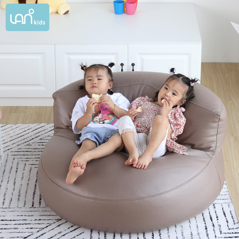 Baby barn voksne læder sækkestol sofa hvilestol kuffert uden påfyldning udendørs sækkestol gulv sæde doven sofa