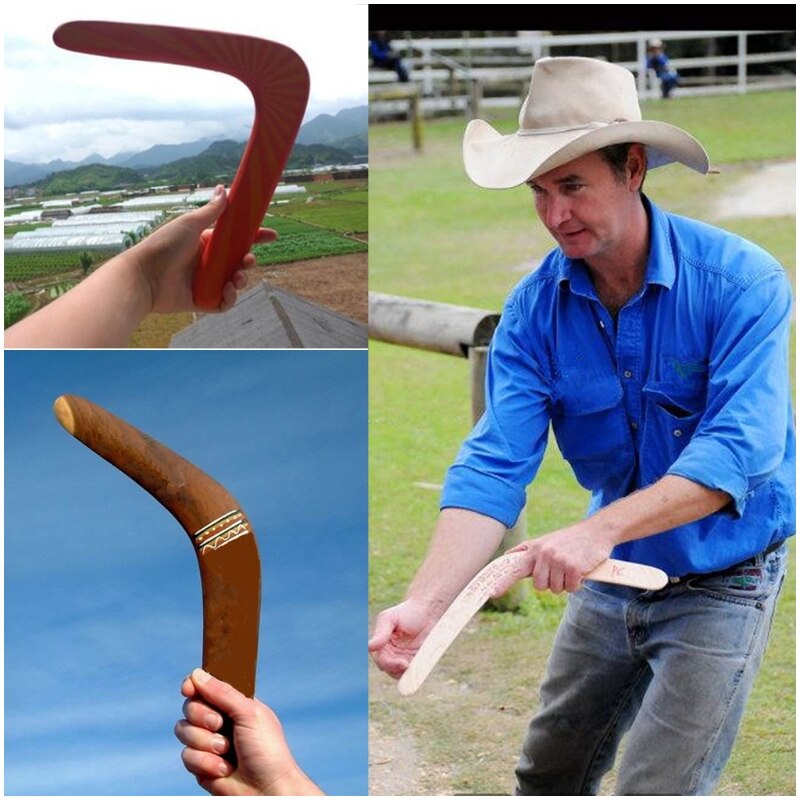 Kangaroo Throwback V Shaped Boomerang Flying Disc Throw Catch Outdoor Game