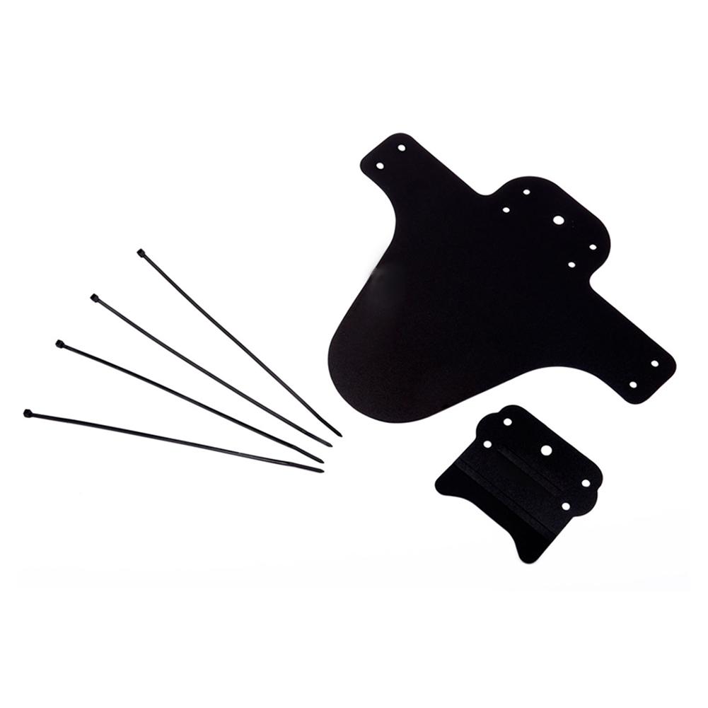 UXA Mountain Bike Front Fender – Universal MTB Mudguard, 11.7x10.1 Inch, Black Plastic