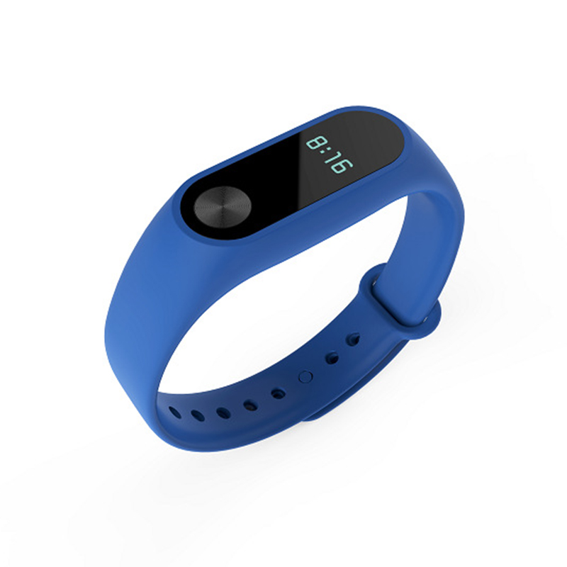 11 Colors Silicon Strap For Xiaomi Mi Band 2 Sport Strap Smart Bracelet Watch MiBand 2 Colorful WristBand Replacement TXTB1: Dark blue