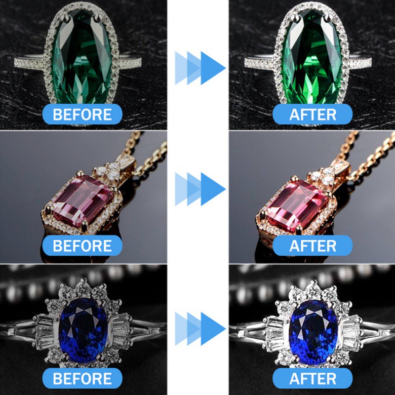 Jewelry cleaner ferrugem removedor portátil colar pulseira ferramenta de limpeza 30/50ml