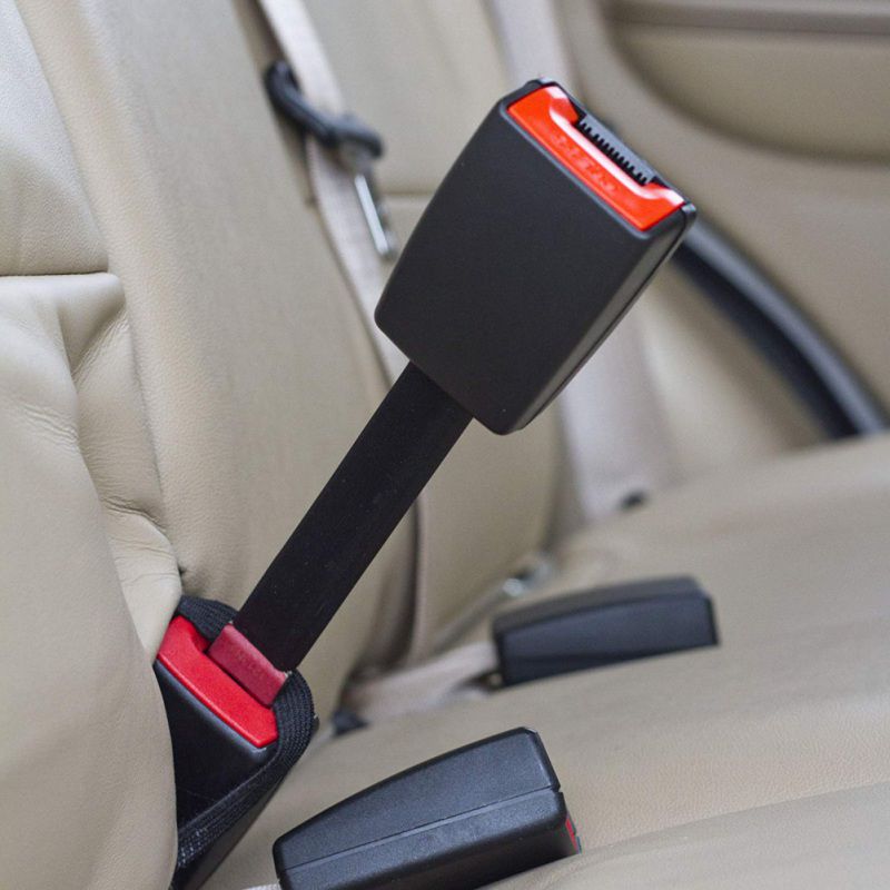 2PCS seat belt extender detachable Iron Plastic Seat Belt Extender Detachable For Car Seat Belt Accessories Black