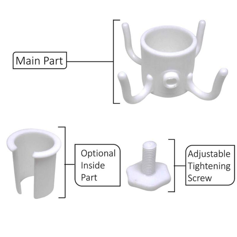 2020 ganci per ombrellone da spiaggia per esterni di alta qualità chiodo a quattro gambe gancio ombrello da giardino in plastica a quattro punte appendiabiti strumento da viaggio TSLM1