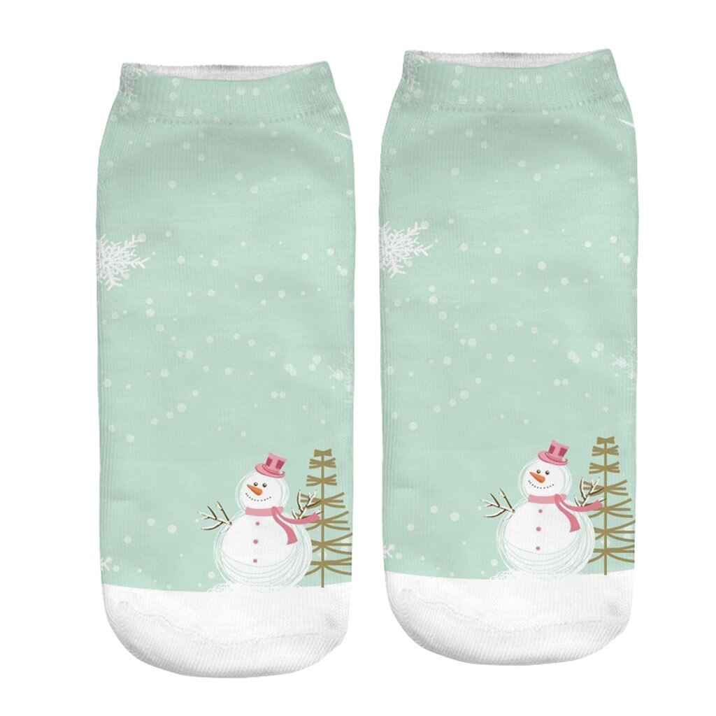 Jaycosin miehet naiset sukat harajuku skarpetki mukavat puuvillaiset joulusukat tossut lyhyt printti nilkka hauskat sukat kalsettiinit