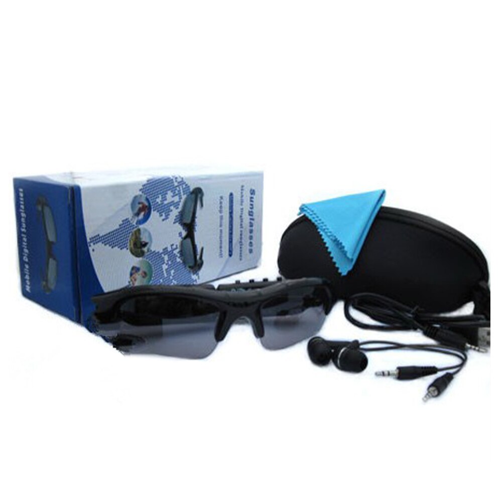 1080P Mini Bluetooth Camera Sun Glasses Eyewear Digital Video Recorder Camera Camcorder Video Sunglasses DVR with earphone
